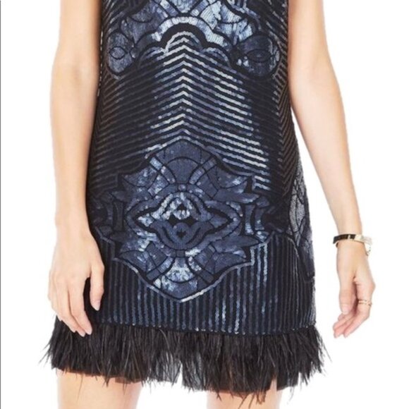 BCBGMaxazria | Caterina Navy Flapper Dress - XS - Picture 2 of 7